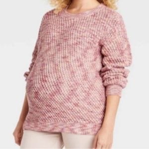 Pink multi color Maternity Sweater